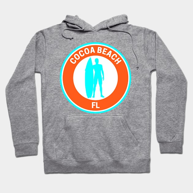 Cocoa Beach Florida Hoodie by fearcity